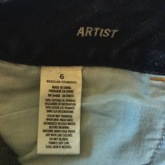 AEO | Artist Bootcut Stretch Denim Jean size 6 - Picture 6 of 6